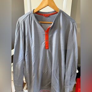 Icebreaker Merino Wool Long Sleeve Henley (Medium)